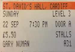 Cardiff Ticket 1985
